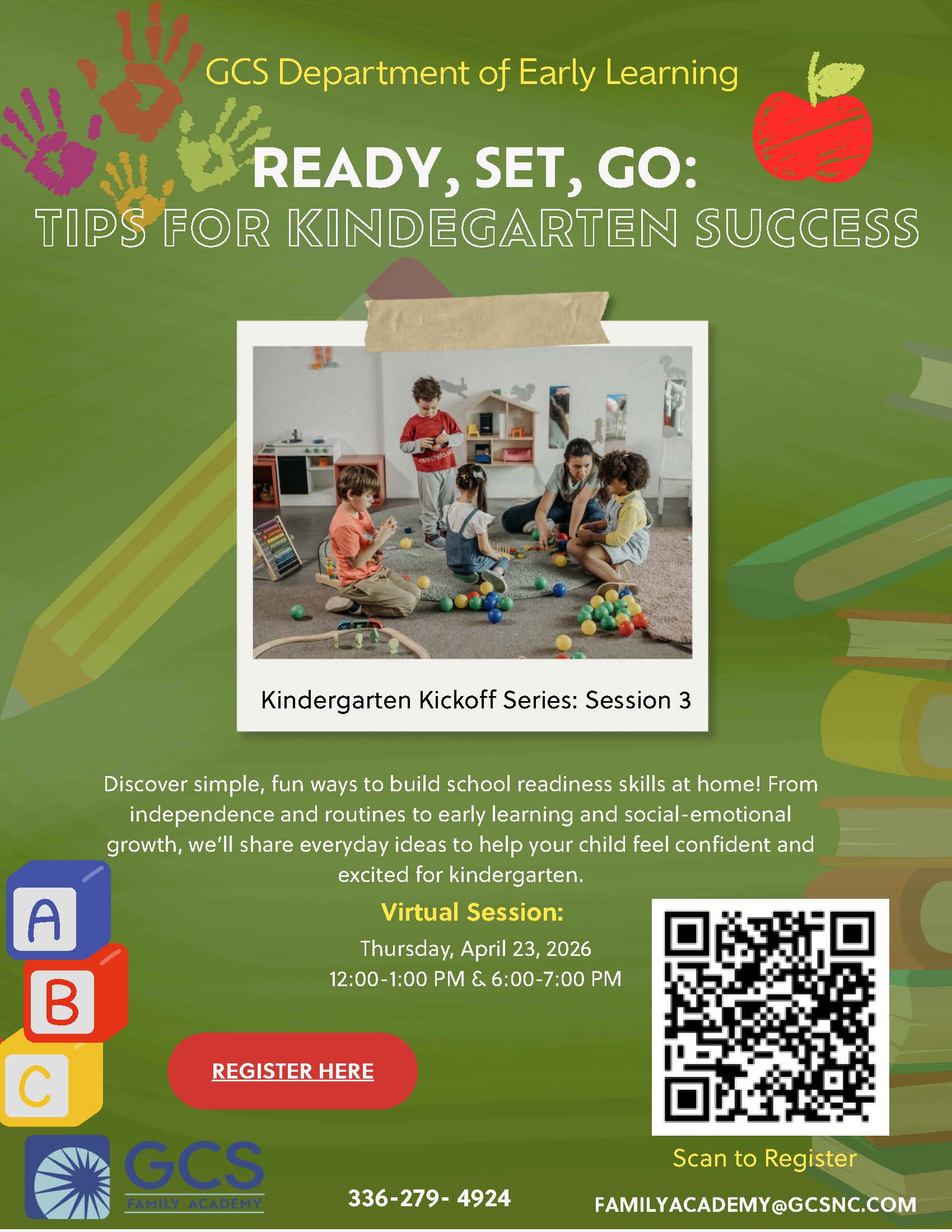 Ready, Set, Go Kindergarten Webinar