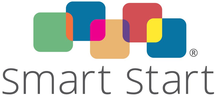 Coloful overlapping blocks with Smart Start written on top.